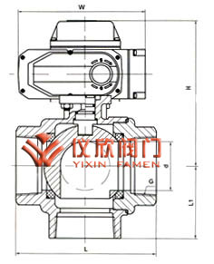電動(dòng)內螺紋三通球閥